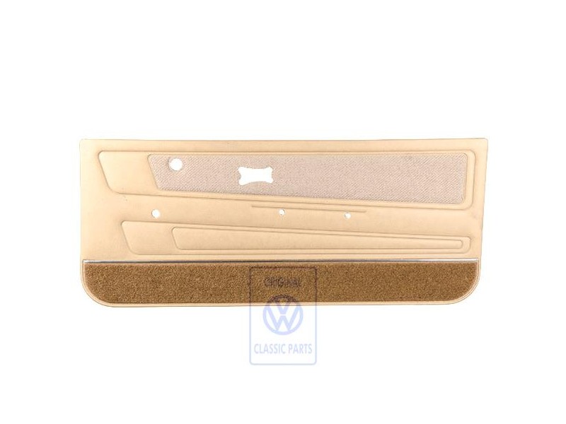 Original VW Door Panel Trim (Cloth) Saiga (Beige) - 155867016K PN8