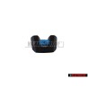Original VW Steering Wheel R Badge Emblem Aluminium Black - 5K0419685N POP