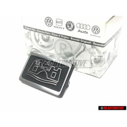 Original VW WOLFSBURG Front Wing Side Repeater Badge Emblem - 165853688A GX2