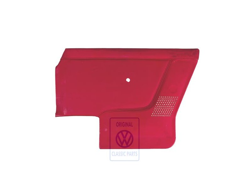 Original VW Side Panel Trim (Leather) Ember Red - 155867044Q 4MH