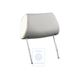 Original VW Head Restraint With Cover, Adjustable Ermine White - 155881901ARAZN