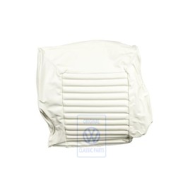 Original VW Backrest Cover (Leather) Alaska White - 155885805AR3YX
