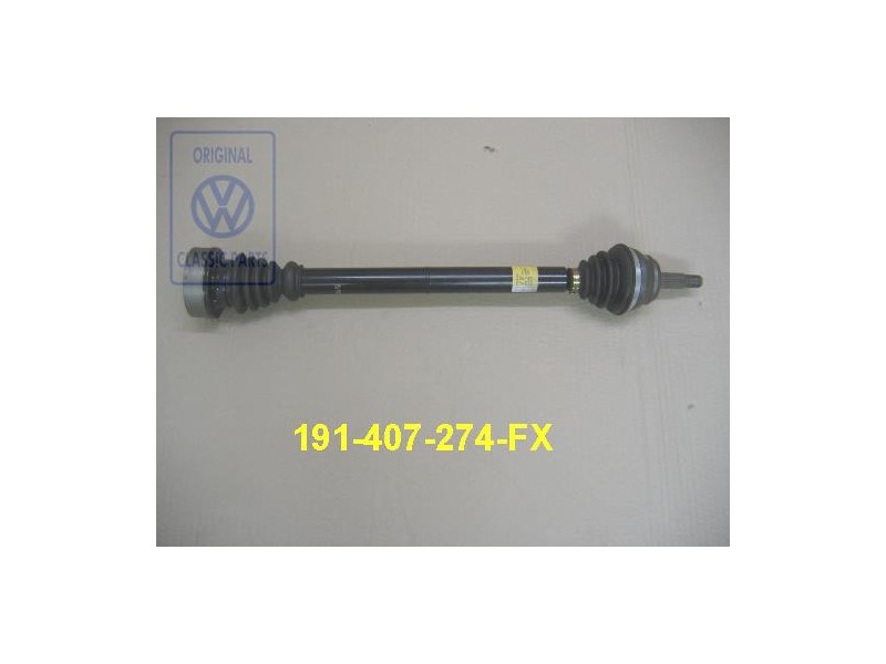 Original VW Drive Shaft With Constant Velocity Joints - 191407274FX