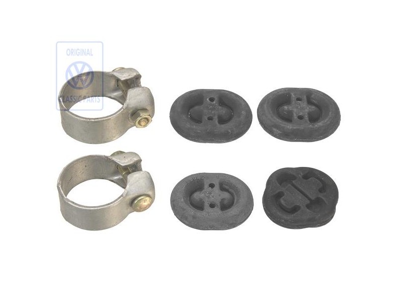Original VW 1 Set Fixing Parts For Intermediate Pipe And Rear Silenc - 171298001