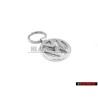 Original VW Logo Keychain Keyring Silver Chrome - 000087908