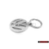 Original VW Logo Keychain Keyring Silver Chrome - 000087908