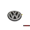 Original VW Front Hood Emblem Brilliant Chrome Dolomite Grey - 1C0853617A WV9