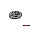 Original VW Front Hood Emblem Brilliant Chrome Dolomite Grey - 1C0853617A WV9
