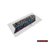 Original VW LIMITED LAST EDITION Panel Badge Emblem Multicolor - 255853679D CHY