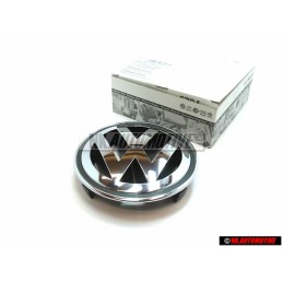 Original VW Front Grill Badge Emblem Chrome - 3C0853600A MQH