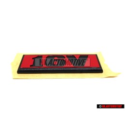 Original VW Inscription Satin Black Tornado Red 16V - 191853675E QN5