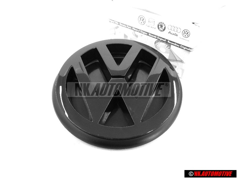 Original VW Rear Badge Emblem Black - 251853601C