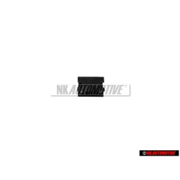 Original Audi Badge Emblem Clip Black - 8D9853645