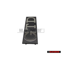 Original VW GTD Front Grill Badge Emblem Brushed Silver - 171853679D