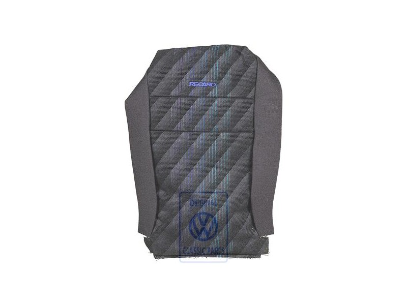 Original VW Backrest Cover (Fabric) Grey Black/Blue/Green - 155881805BKAUP