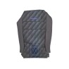 Original VW Backrest Cover (Fabric) Grey Black/Blue/Green - 155881805BKAUP