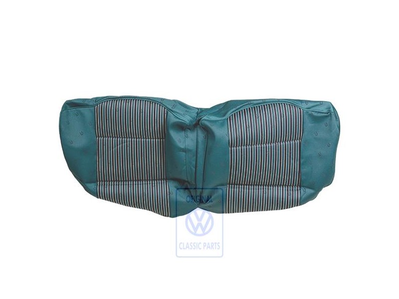 Original VW Seat Covering (Fabric) Black/Green - 155885405ASAUJ