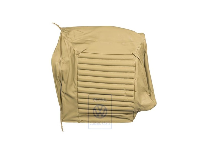 Original VW Backrest Cover (Leather) Bedouin (Brown) - 155885805AR8VX
