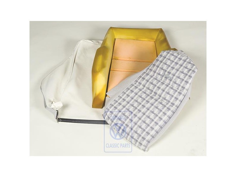 Original VW Backrest Cover (Fabric) Ermine (White) - 155881770A AZJ