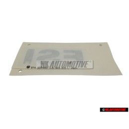 Original VW FSI Rear Trunk Boot Badge Emblem Chrome - 1J0853675L 739