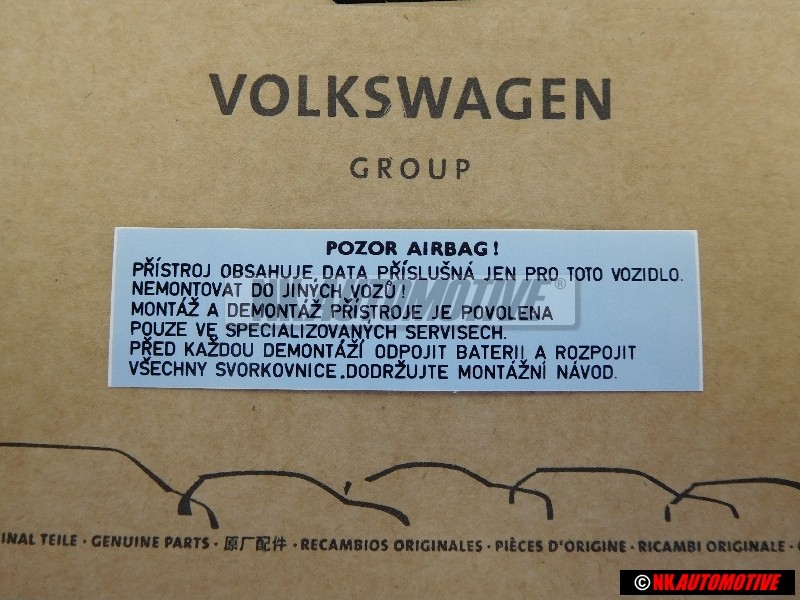 Original VW data Plate - 6U0010089C