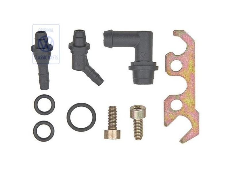 Original VW Parts Set For Vacuum Connection - 030198026A