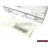 Original VW DSG Rear Trunk Boot Badge Emblem Chrome - 1J0853675AL739
