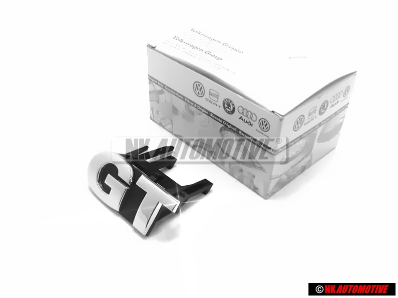 Original VW GT Front Grill Badge Emblem Chrome - 6Q0853679D 739