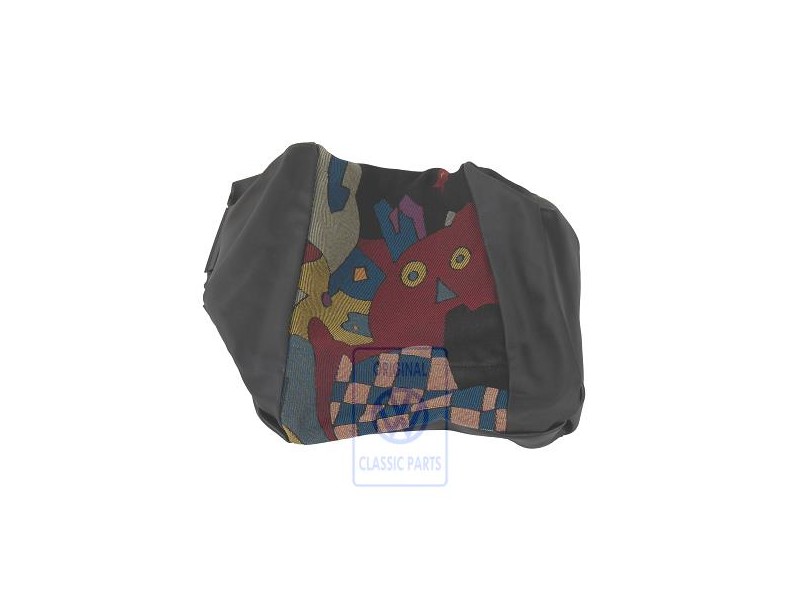 Original VW Seat Cover (Cloth/Leather/Leatherette) Black - 1H0885405DMGLQ