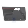 Original VW Door Panel Trim (Cloth) Black/Red - 1H4867011BKENB