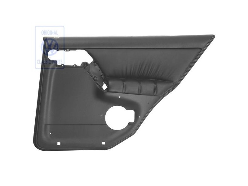 Original VW Door Trim (Leather/Leatherette) Black - 1H4867212CJCNN