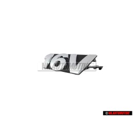 Original VW 16V Front Grill Badge Emblem Chrome - 6X0853679 FDY