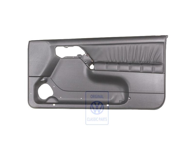 Original VW Door Trim (Leather/Leatherette) Black - 1H3867012ANCNN