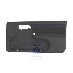 Original VW Door Panel Trim (Cloth) Black/Blue - 1H3867012APDYQ