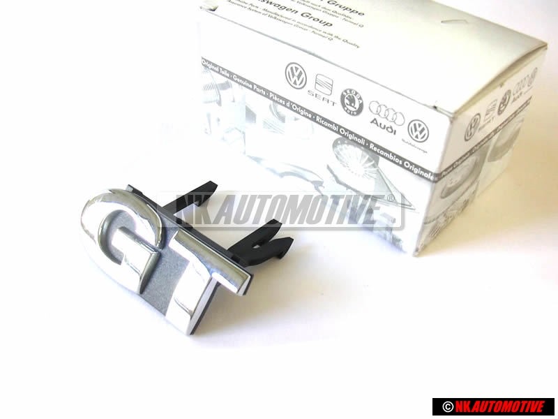 Original VW GT Front Grill Badge Emblem Chrome - 6X0853679A PWV