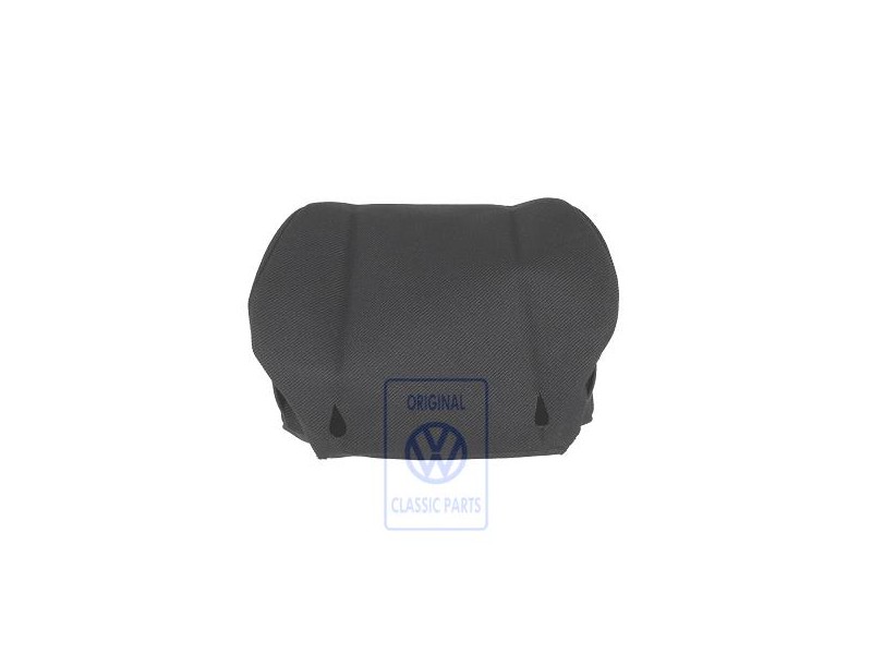 Original VW Head Restraint Cover (Cloth) Black - 1H0881921T C29
