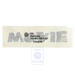 Original VW Film Lettering Black/Multicolor - 1H6853750H Z47