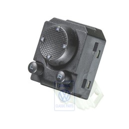 Original VW Switch For Exterior Mirror Adjustment Satin Black - 1H0959565 01C