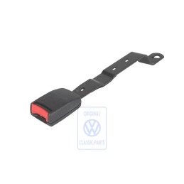 Original VW Belt Latch Satin Black/Fire Red - 1H0857755 FCN