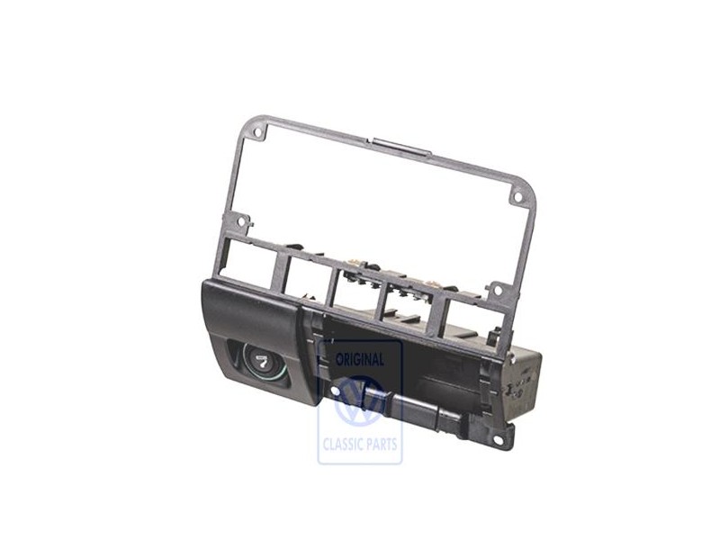 Original VW Switch Bracket With Housing For Ashtray Satin Black - 1H2857305 01C