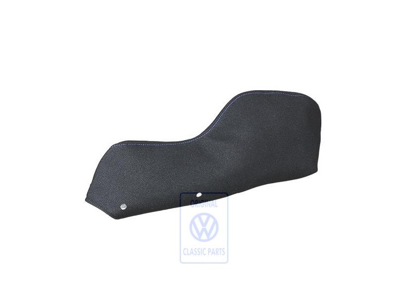 Original VW Seat Covering (Fabric) Black/Blue - 1H0881402 EQN