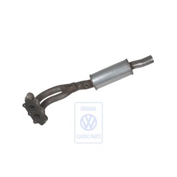 Original VW Exhaust Pipe With Front Silencer - 1H1253208AJ