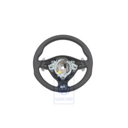 Original VW Sports Steering Wheel(Leather) Black/Crystal Grey - 1J0419091DMQHS