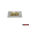 Original VW 2.0 Rear Boot Badge Emblem Yellow - 1J0853675ADPVQ