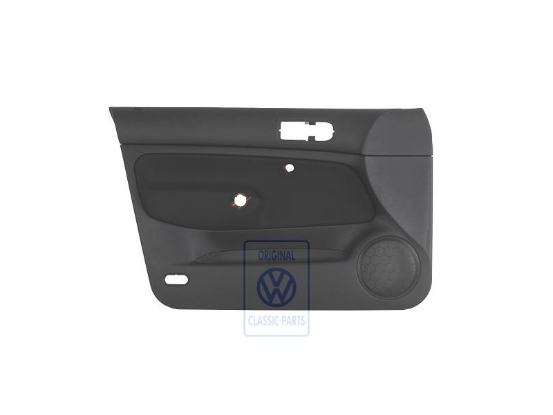 Original VW Door Panel Trim (Cloth) Black/Black - 1J4867011CNHRP
