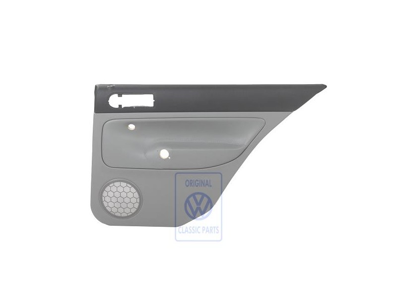 Original VW Door Panel Trim (Leather) Flannel Grey - 1J6867212BPLKX