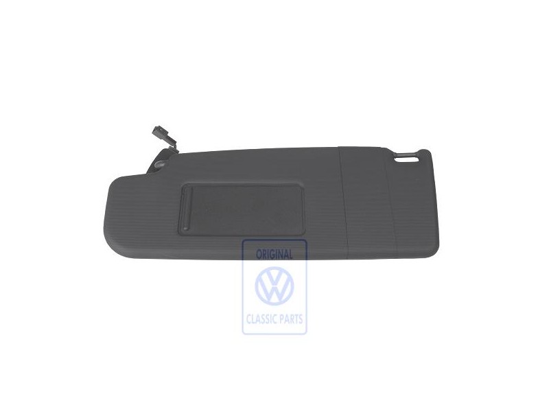 Original VW Sun Visor With Mirror And Cover Black - 3B0857551AM3H8