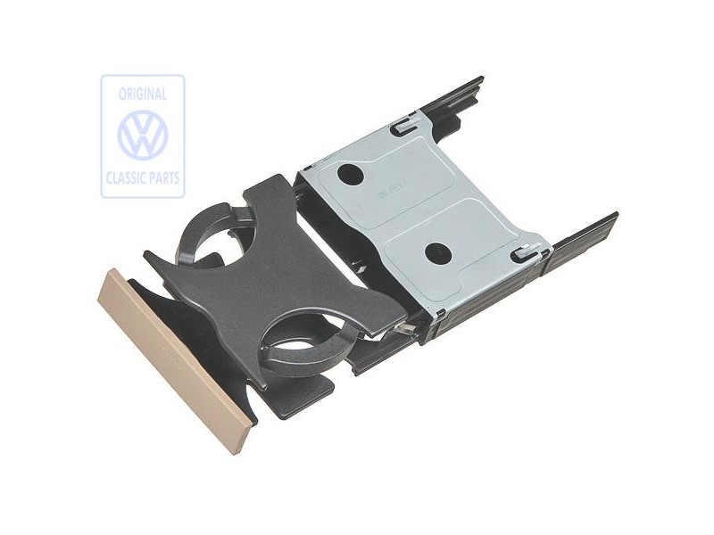 Original VW Drinks Holder Light Beige - 1J0862533D 4TE