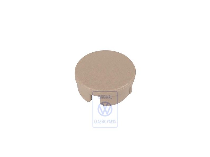 Original VW Cover Cap Light Beige - 1J0881637A Q70