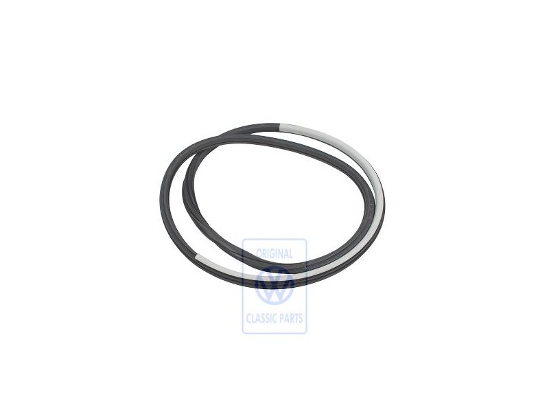 Original VW Door Seal, Inner Satin Black/Pearl Grey - 1J6867368B FKL